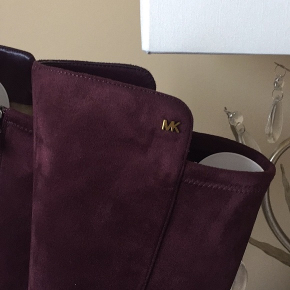 Michael Kors Bromley Suede Over The Knee Boots - Picture 4 of 8